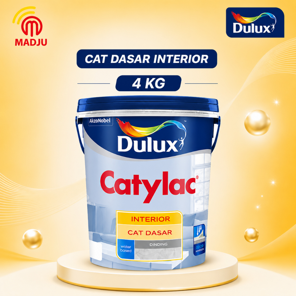 Dulux Catylac Cat Dasar Interior 4kg Cat Dasar Dulux Catylac
