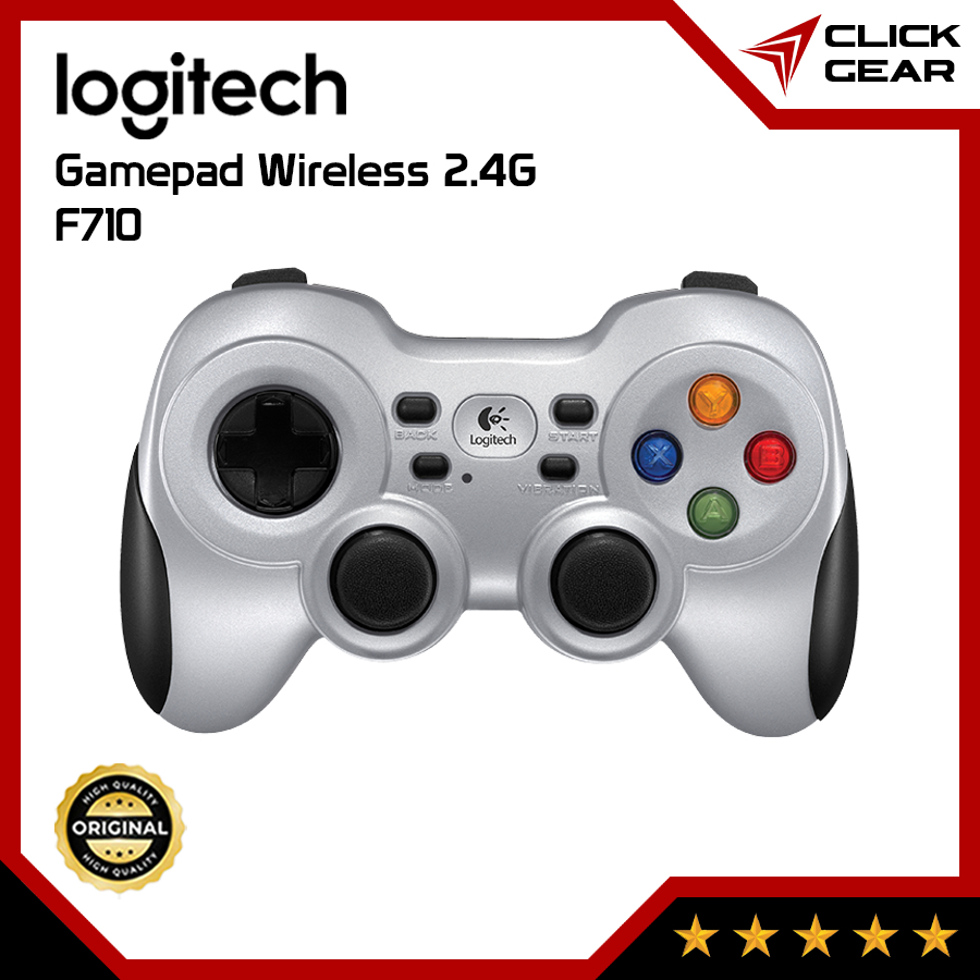 LOGITECH F710 - Gamepad Stick Wireless 2.4GHz USB Receiver Dongle Joystick Joy Stik Game Pad Console