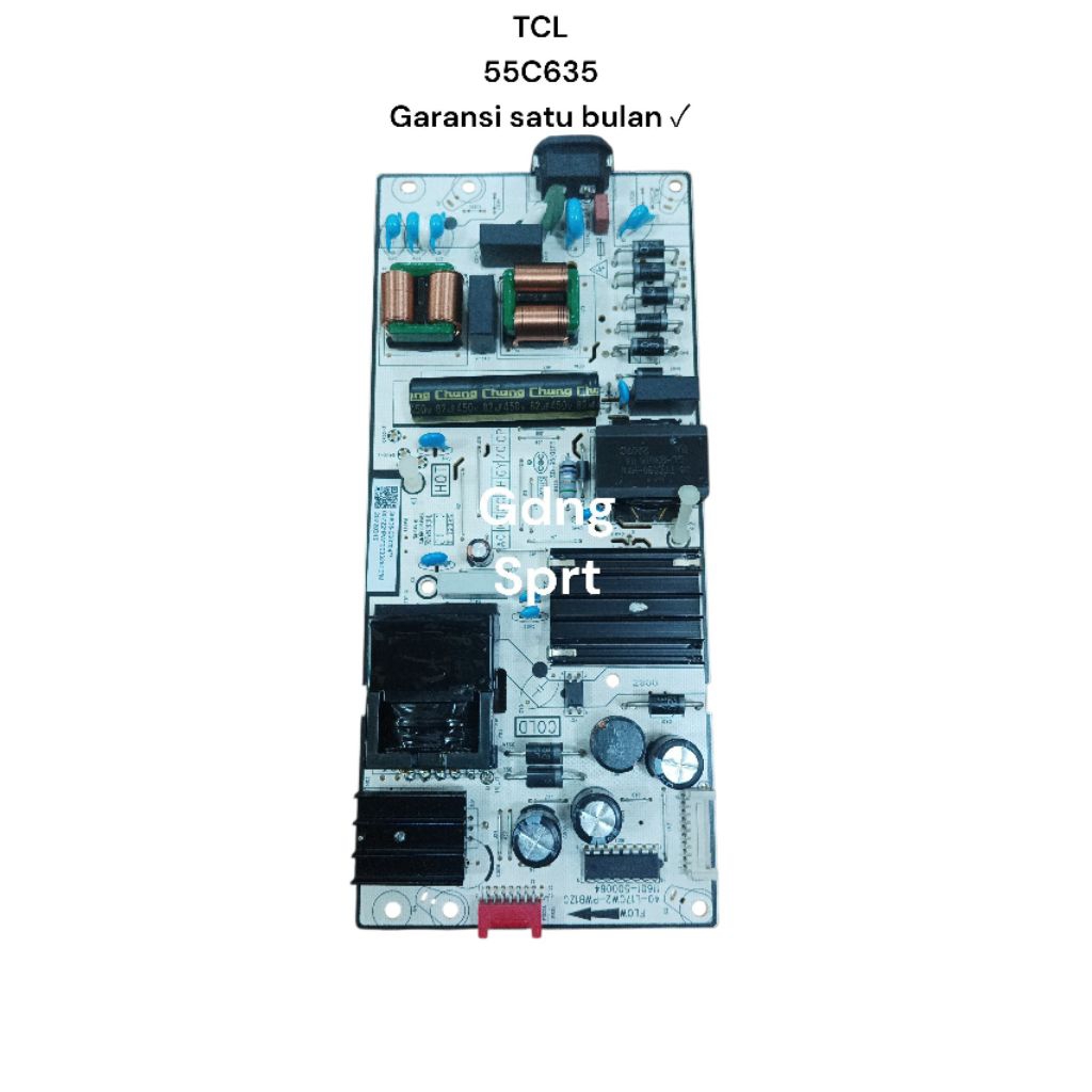 Psu TCL 55C635 power supply mesin tv