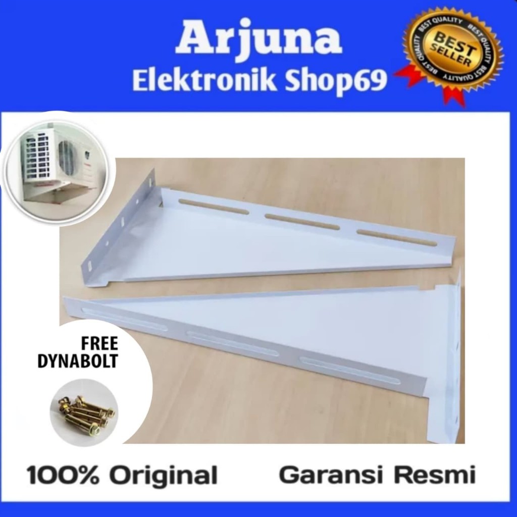 BRACKET SIKU AC OUTDOOR TEBAL 1/2 - 1 PK TATO L