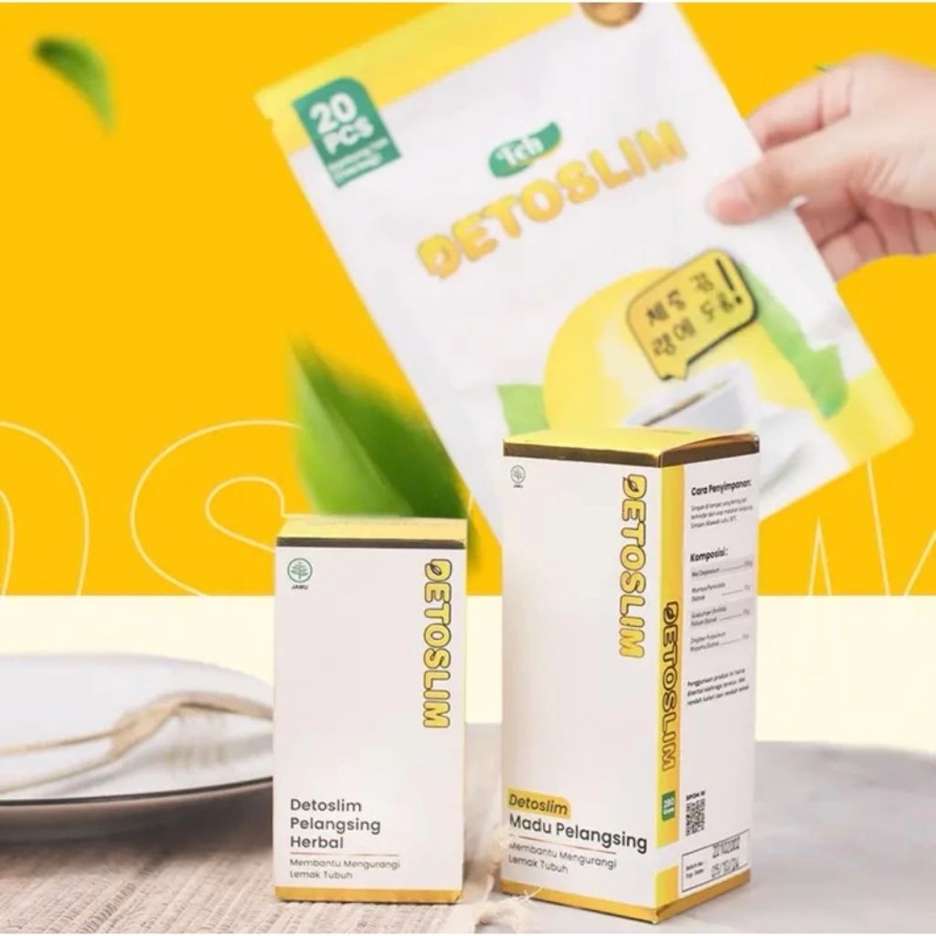 (TERLARIS) Madu Detoslim - Detoxlim Asli 100% Original | Madu Herbal Duet Pelangsing Badan Terlaris