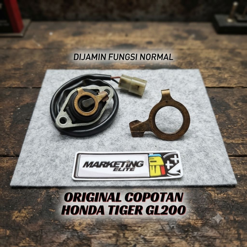 NETRAL PLAT KUNINGAN SWITCH NETRAL TIGER MEGAPRO GL ORIGINAL COPOTAN