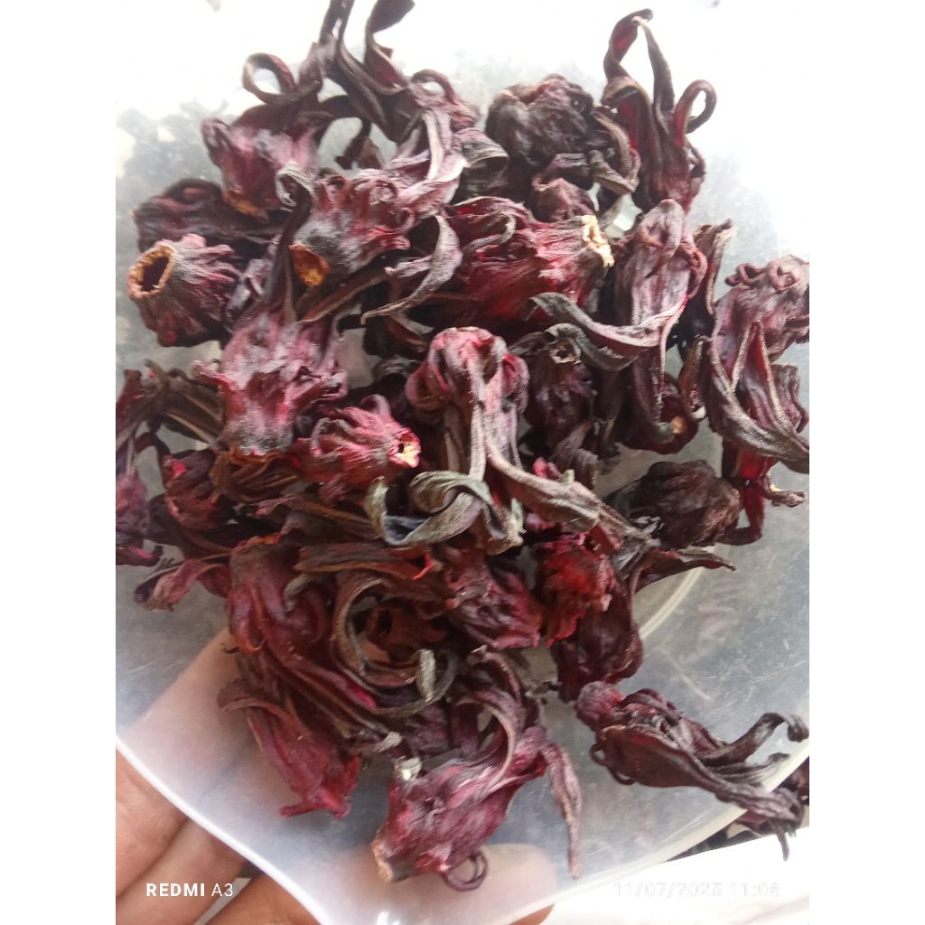 500 gram Rosela ungu kering organik kualitas great a