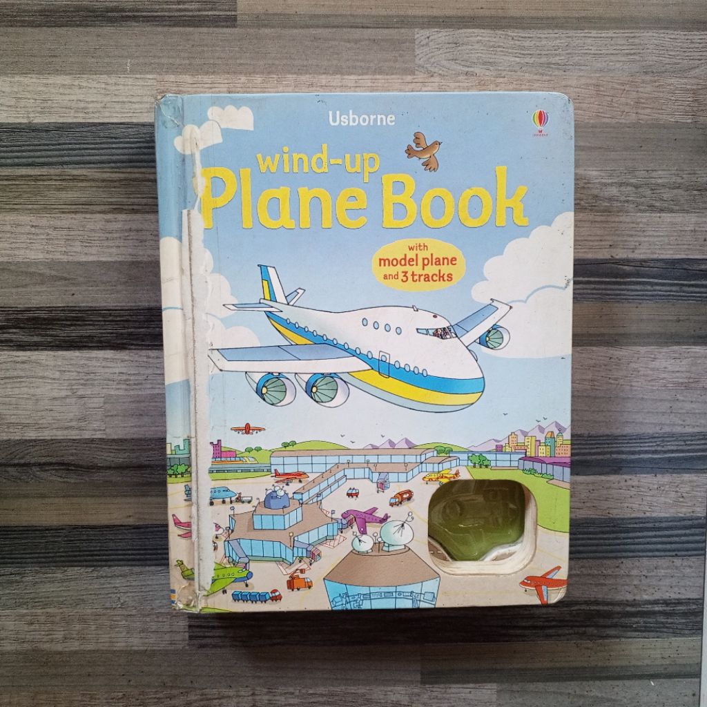 USBORNE WIND UP PLANE BOOK