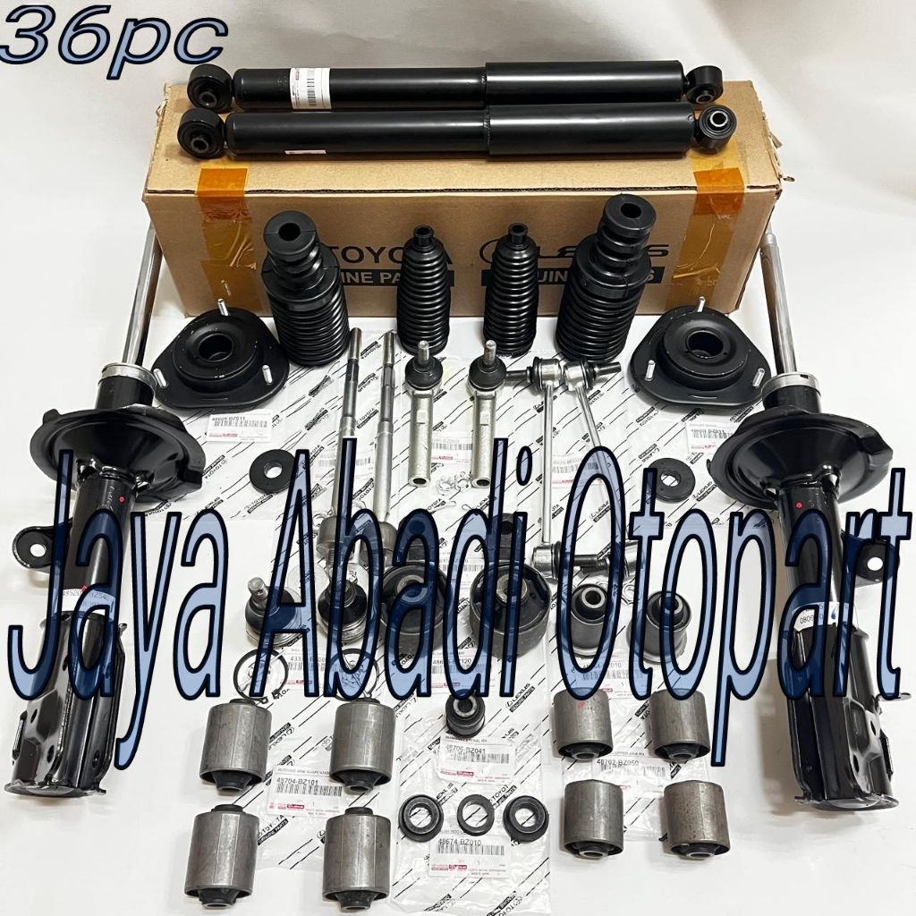 Paketan Komplit Kaki Kaki Depan Belakang Shock Breaker Depan Belakang Toyota Rush Terios 2007 2008 2