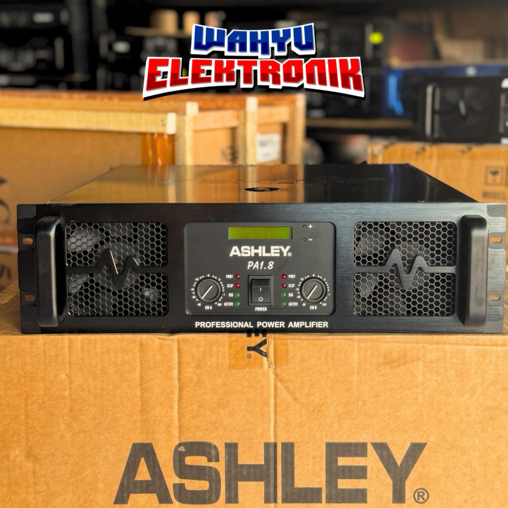 Power Amplifier ASHLEY PA1.8 NEW SUBWOOFER