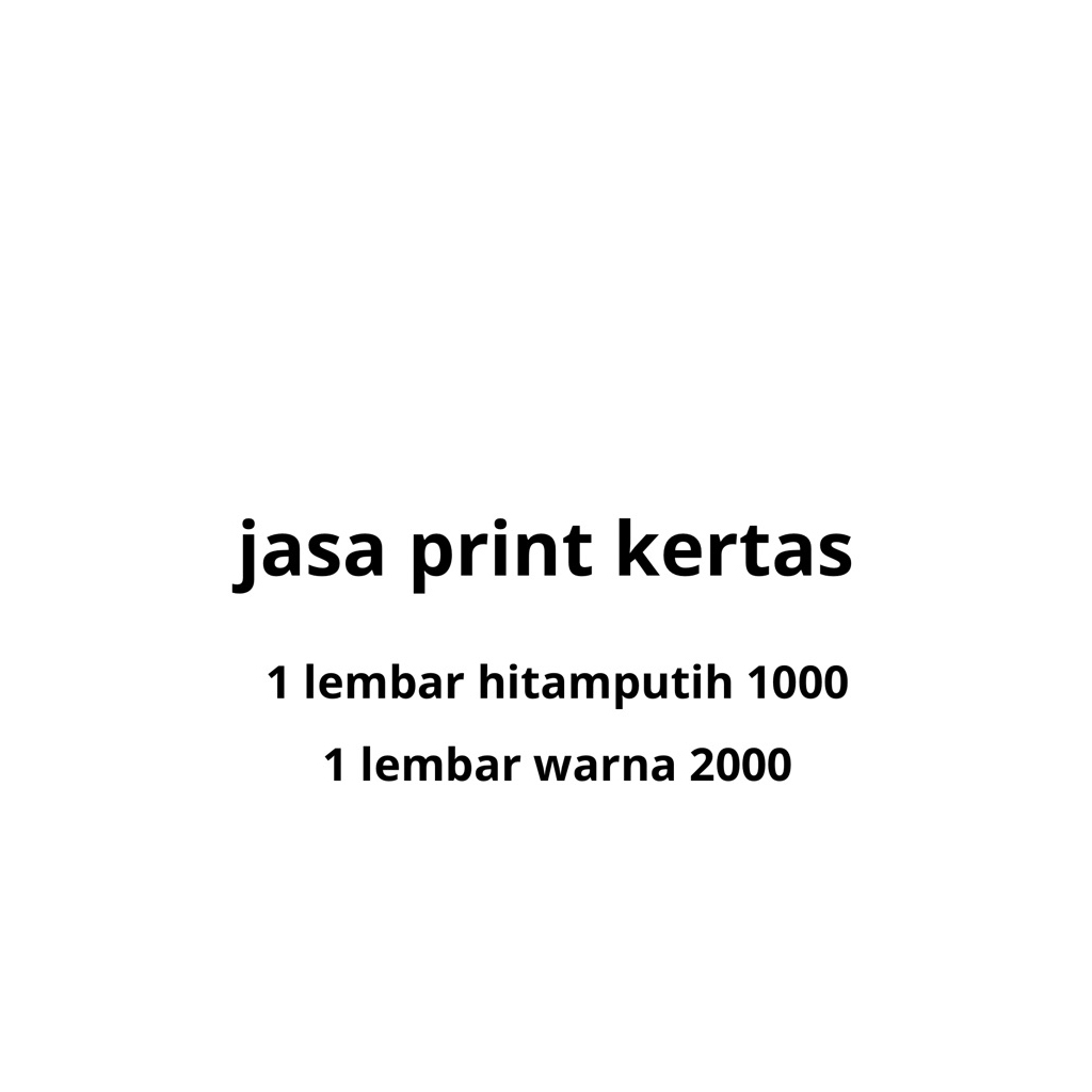 jasa print kertas A4