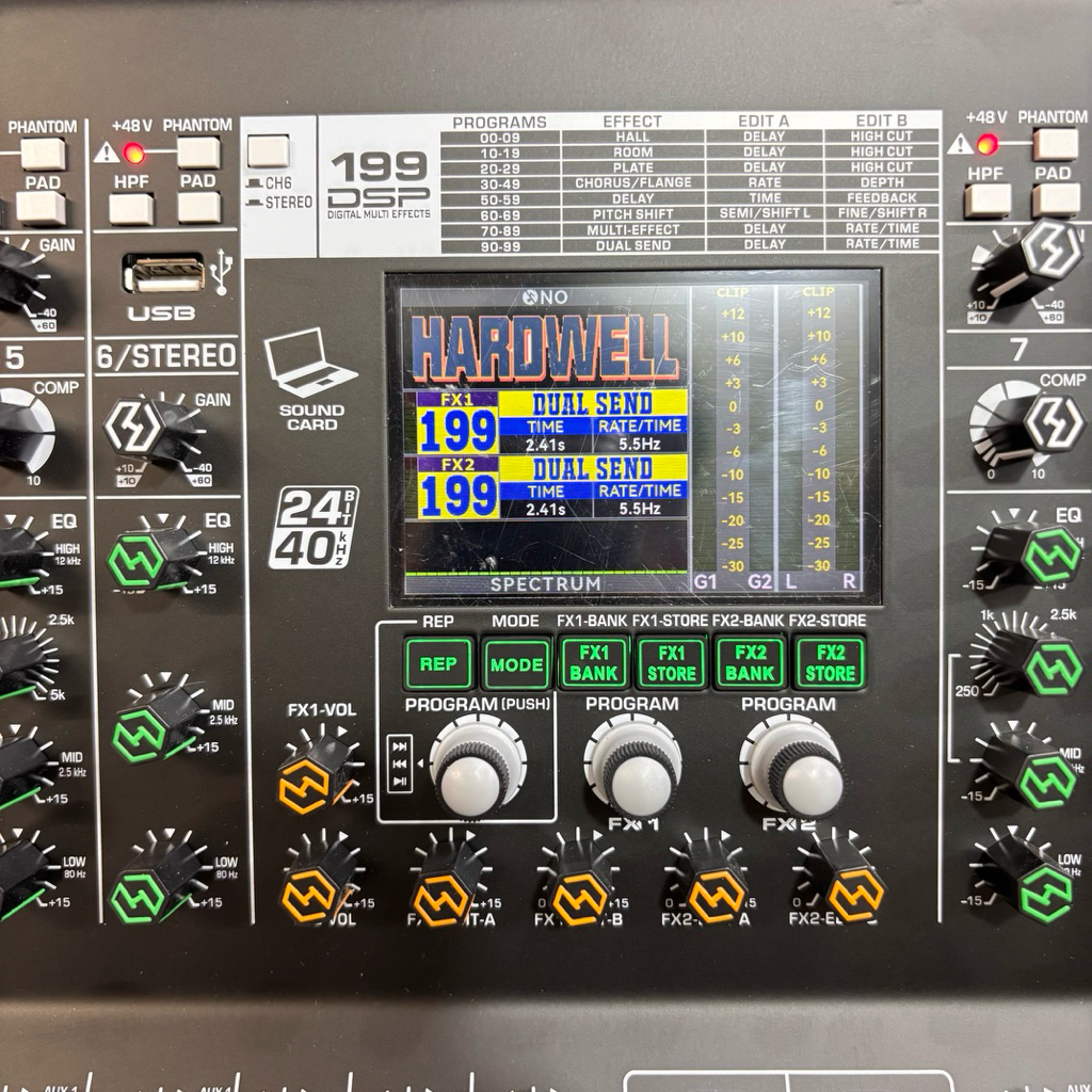 Mixer Hardwell Valencia 12 Pro Original Mixer 12 Channel Hardwell