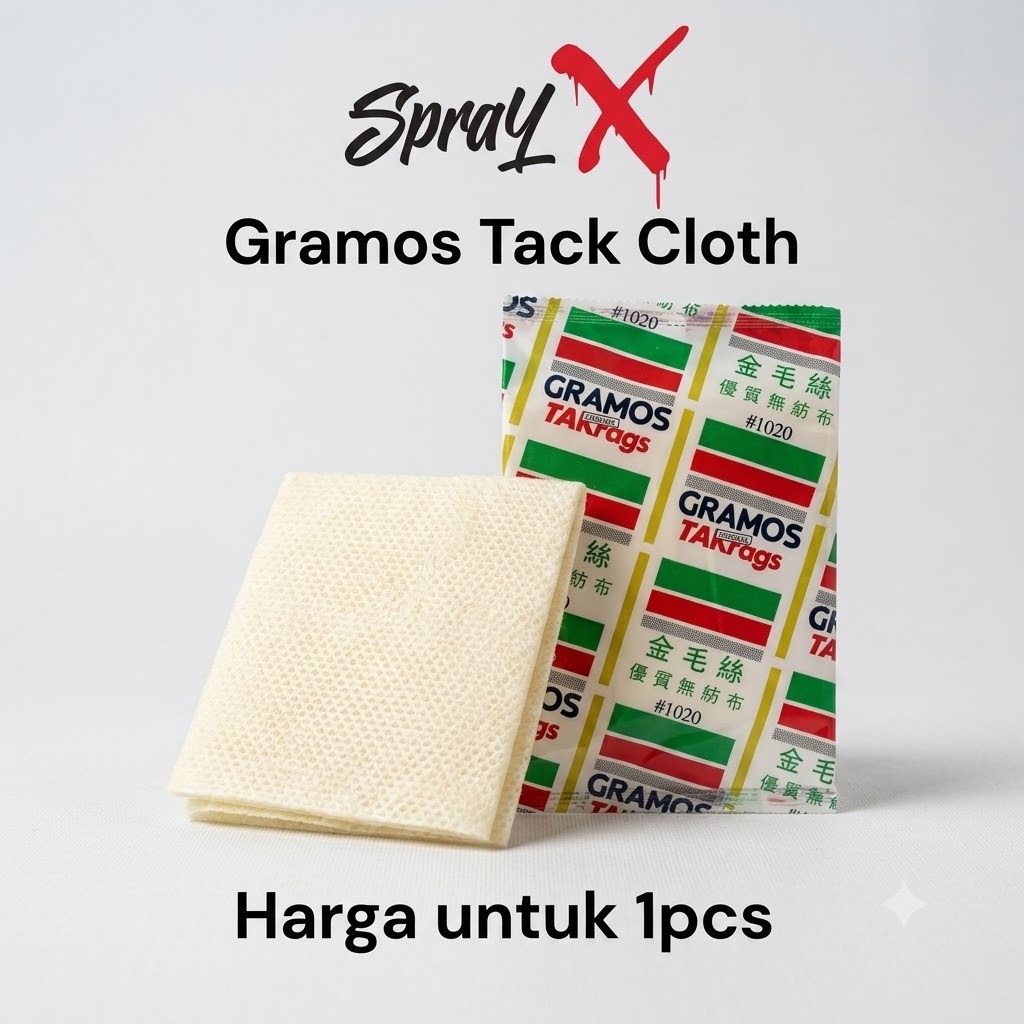 GRAMOS TACK CLOTH REFINISH / KAIN LAP PEMBERSIH DEBU (TACKCLOTH)