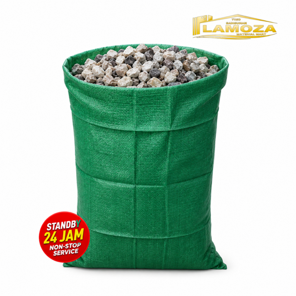 batu coral - batu split - batu coral untuk taman - batu coral per karung - Lamoza Material