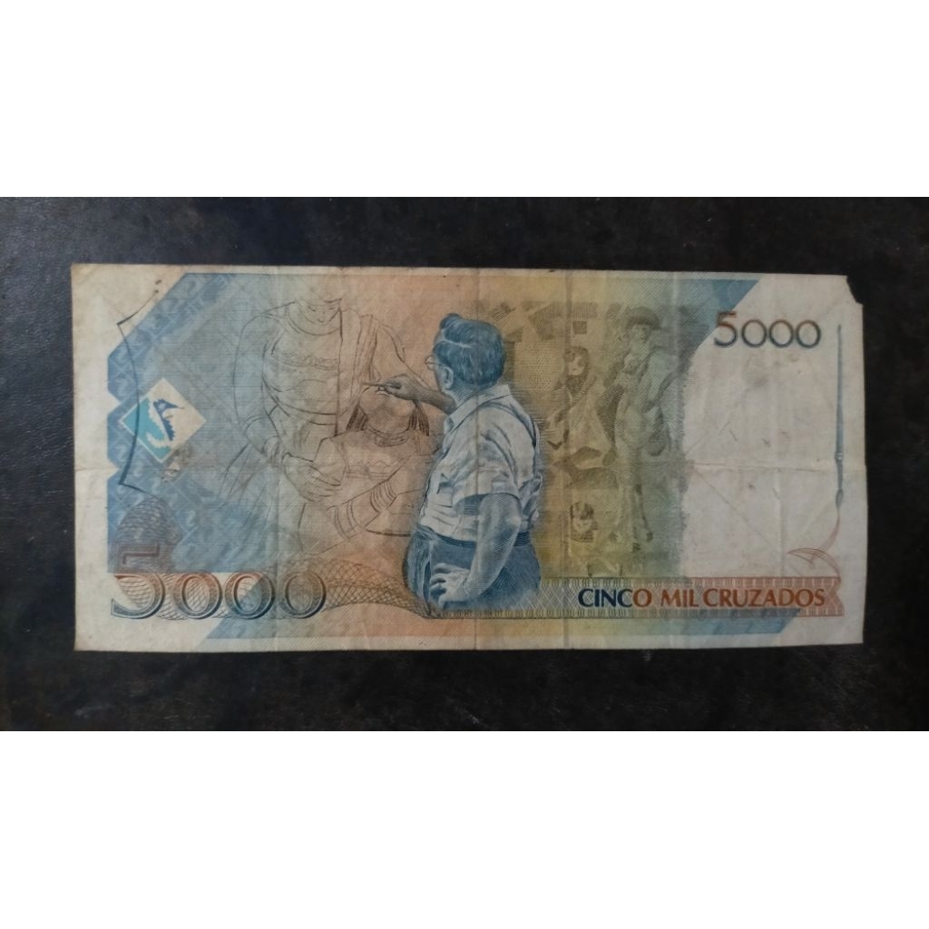 uang 5000 Brazil jelek UBCN UB kacamata