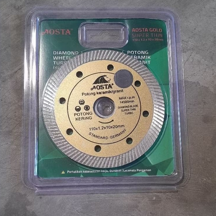 POTONG KERAMIK AOSTA GOLD HIJAU SUPERTHIN / DIAMOND WHEEL AOSTA GOLD