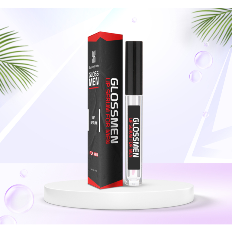 Beautyhacks Bharata - Pemerah Bibir Pria Merah Alami 4ml / Pencerah Bibir Pria Alami GlossMen / Lip 