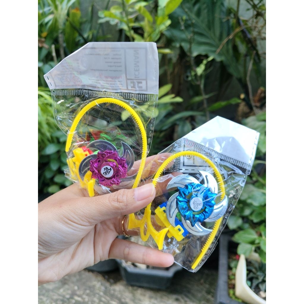 5pcs / gangsing besi warna / gangsing tradisional / gangsing tarik adu
