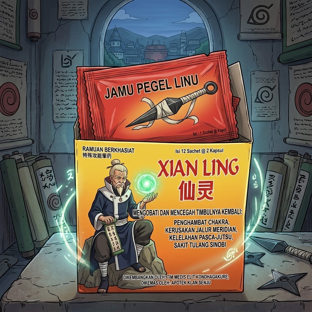 Bungkus Editan Ai KapsulXianling Asli Pegel Linu
