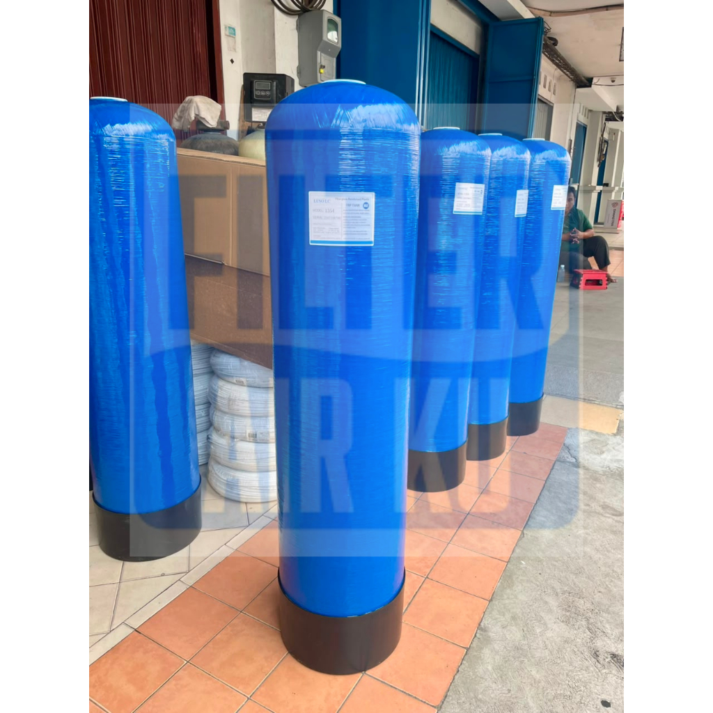 FRP Presure Vessel 1354 / Tabung Filter Air FRP 1054 LUSO LC 1354 Biru
