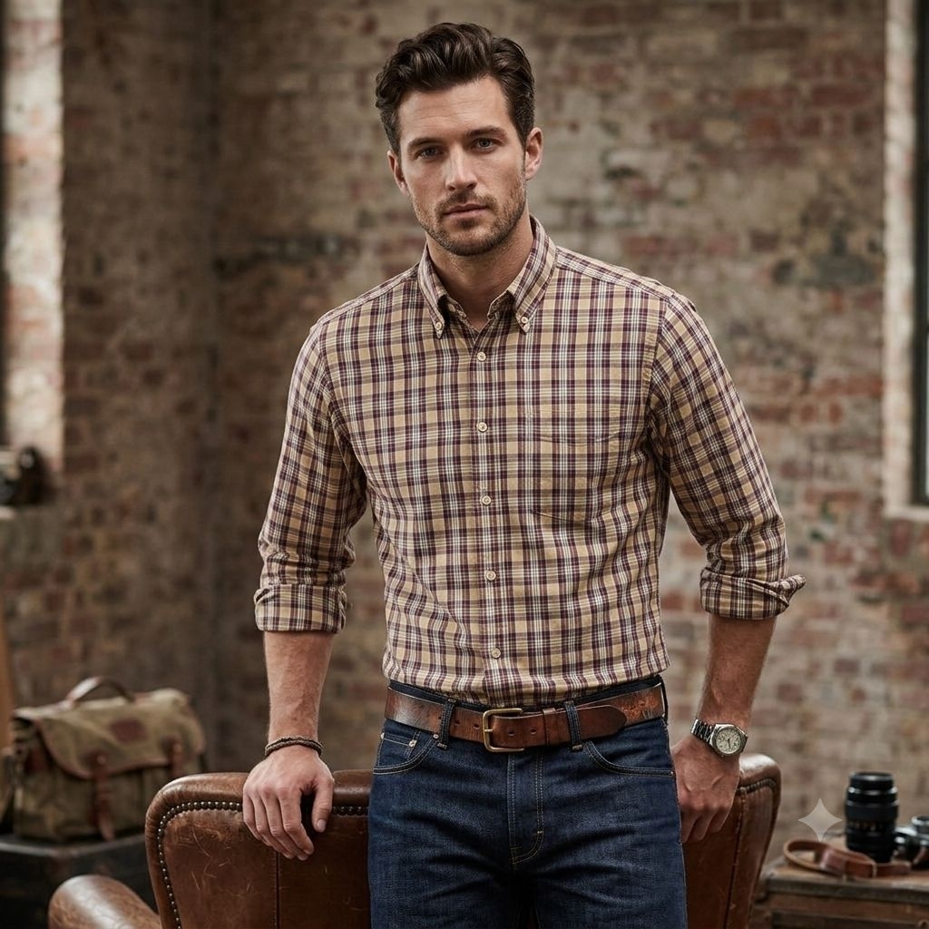 Bobson International Union Made Japan Flannel