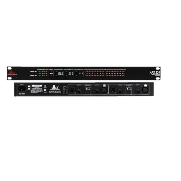 ANTI FEEDBACK DUAL CHANNEL ADVANCED FEEDBACK SUPPRESSION DBX AFS224