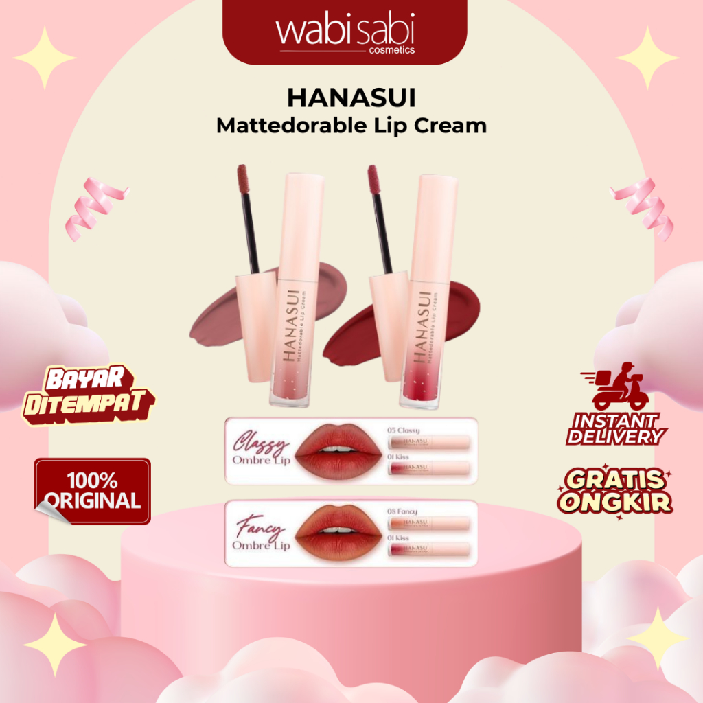 HANASUI - Bundling Ombre Mattedorable Lip Cream