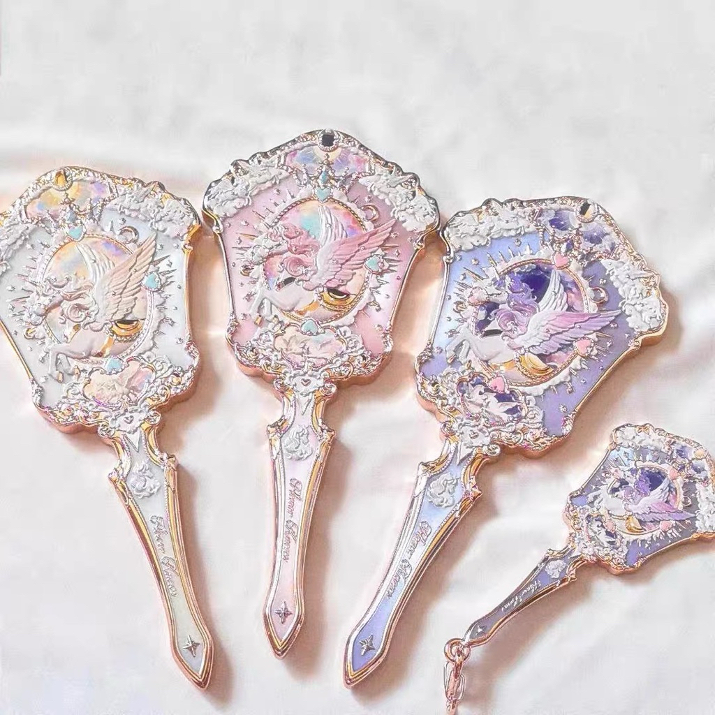 Bineilstudio | Flower Knows Knight Unicorn Handmirror | Cermin Flower Knows
