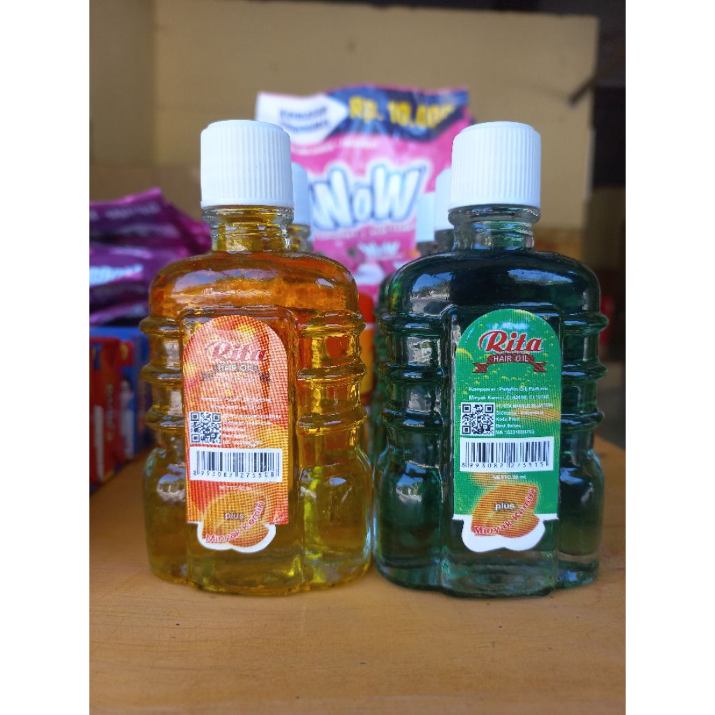 3 PCS MINYAK KEMIRI ORIGINAL RITA Hair Oil + Orang Aring 50ml Wangi Segar merawat dan Melembutkan Ra