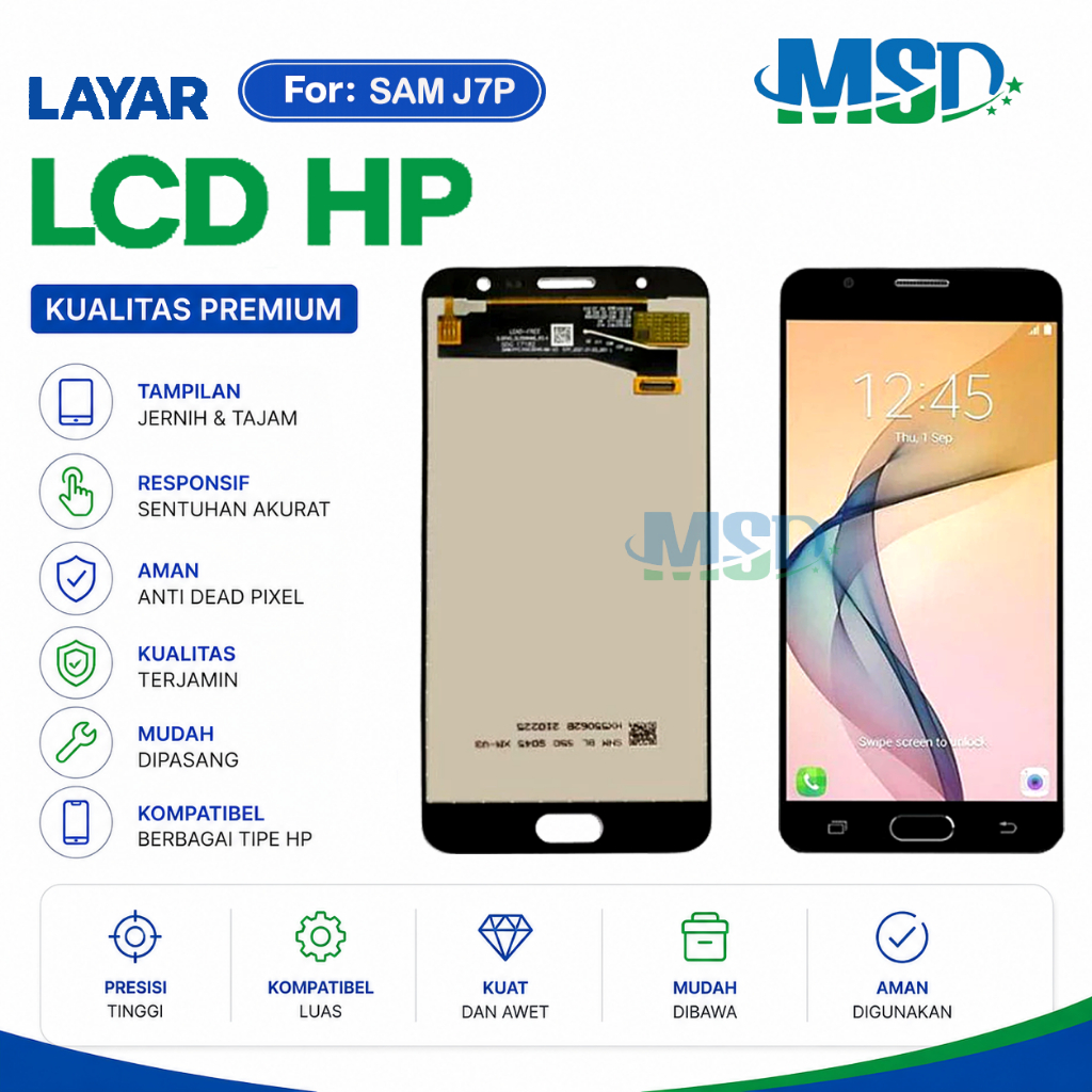 LCD FOR SAMSUNG J7P /J7 Prime UNIVERSAL FULLSET Touchscreen LCD HP OG ASUGAR/MSD