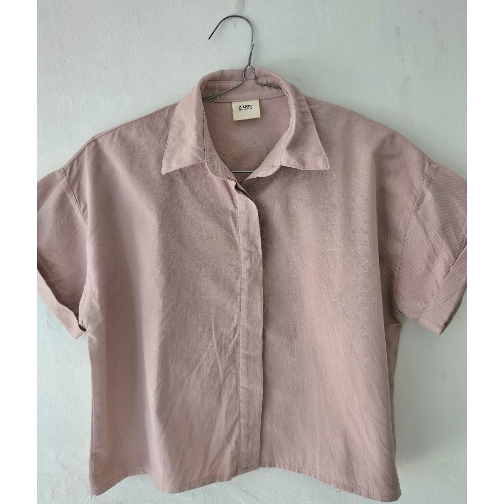 PRELOVED—Kemeja Basic Crop ZANO