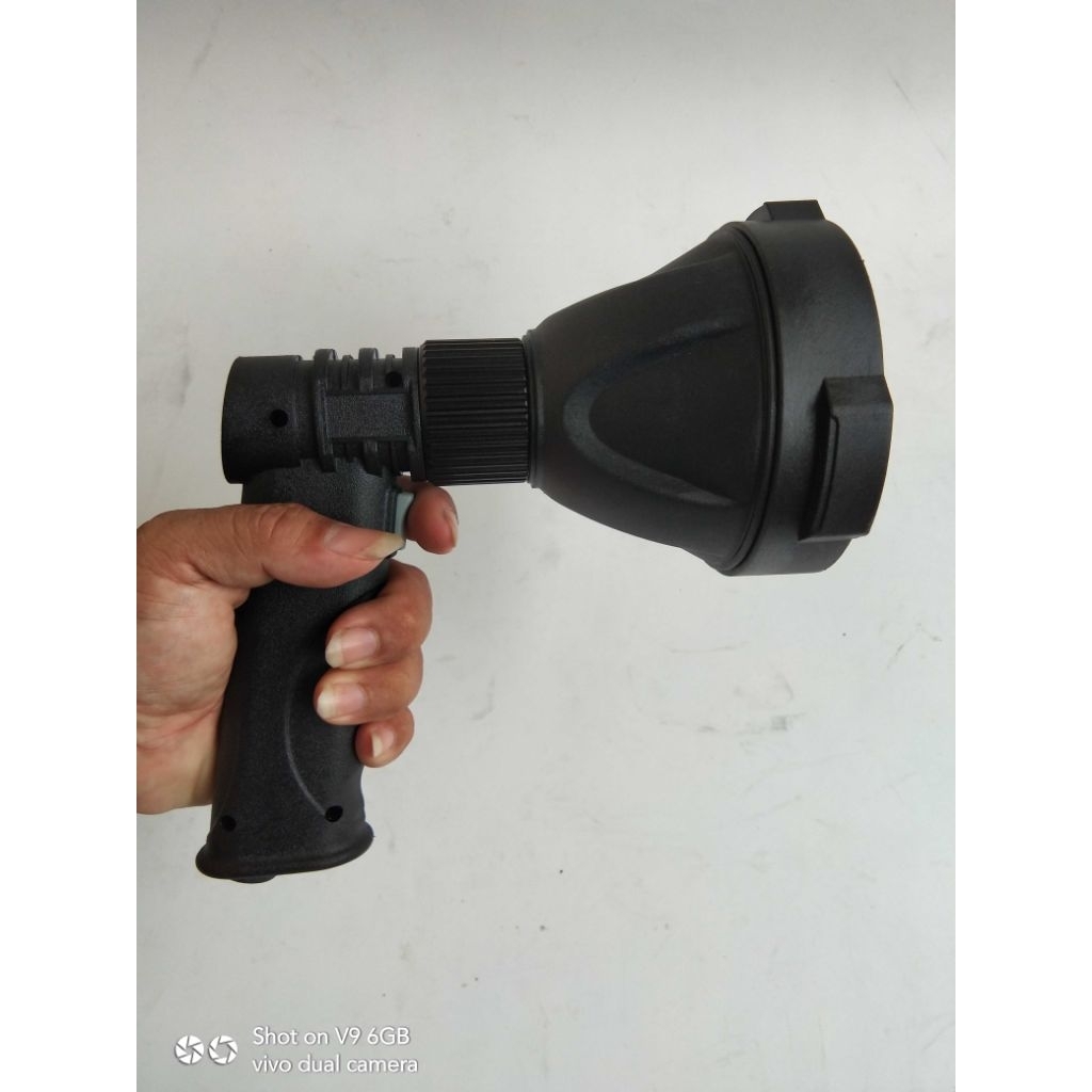 padox senter sinar kuning  charger blor lampu tembak belor 15w handheld spotlight yellow light belor