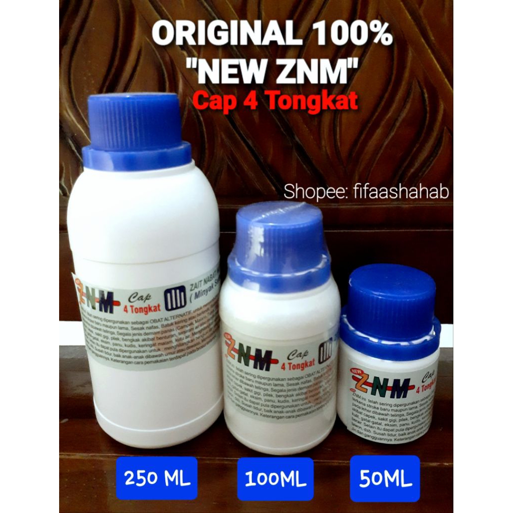 Paketan ZNM Habib Herbal cap empat tongkat ( 250ml+100ml+50ml) ORIGINAL