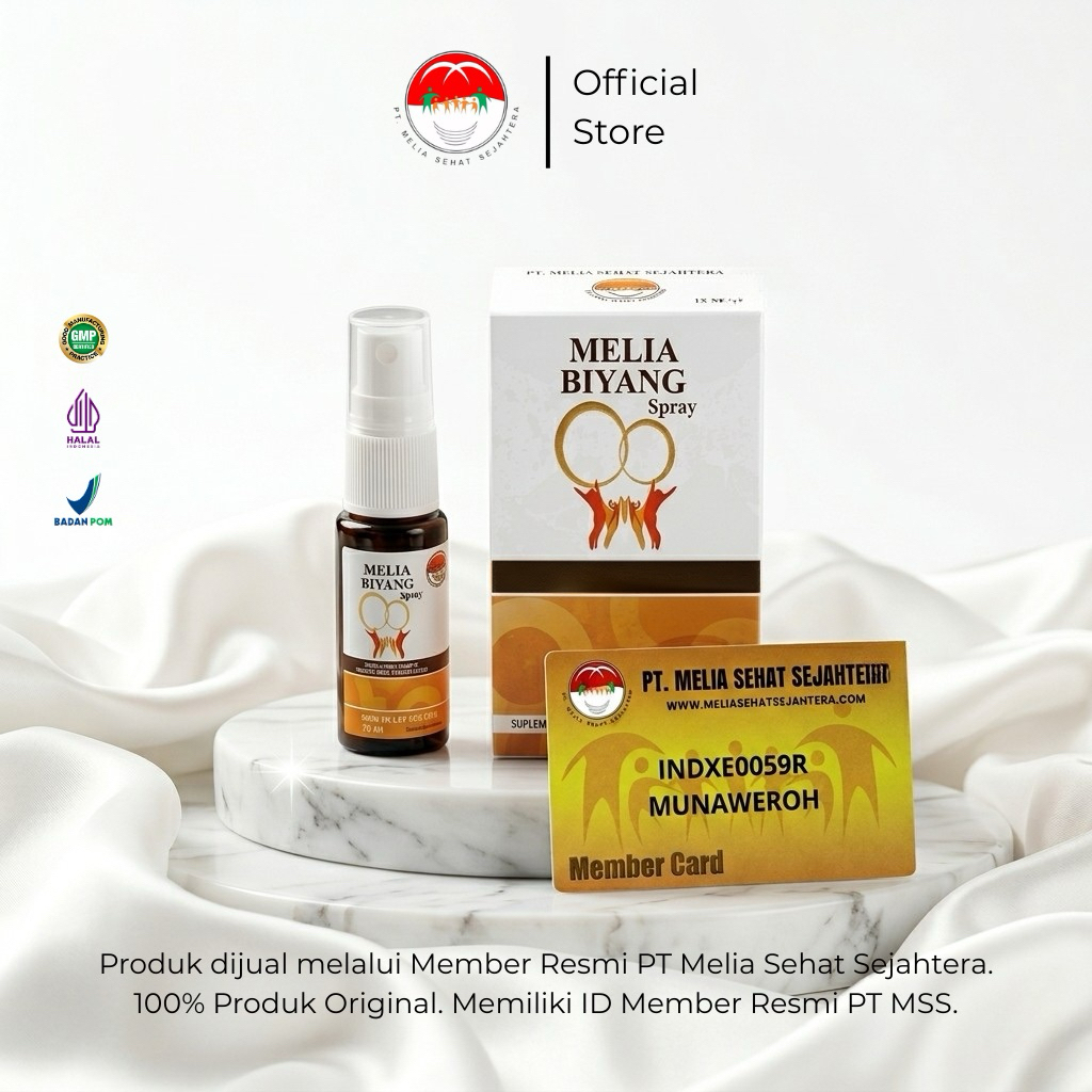 Melia Biyang Spray 15ml | Melia Biyang 100% Original PT Melia Sehat Sejahtera