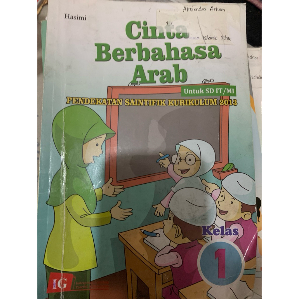 cinta bahasa arab kelas 1 bekas