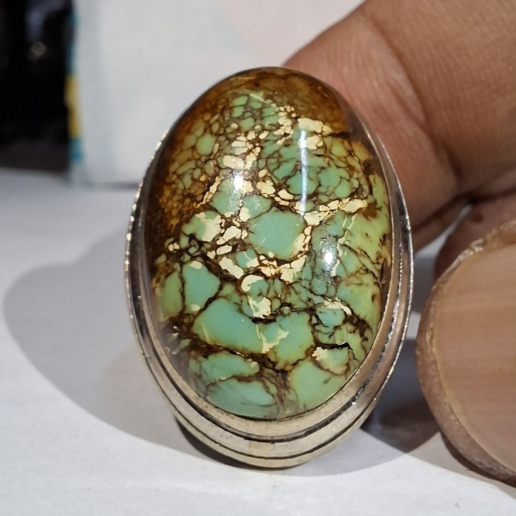 PIRUS HUBEI XINJIANG HIJAU TOSCA GRADASI EST DIM 26x17x8,5 RING 8,5