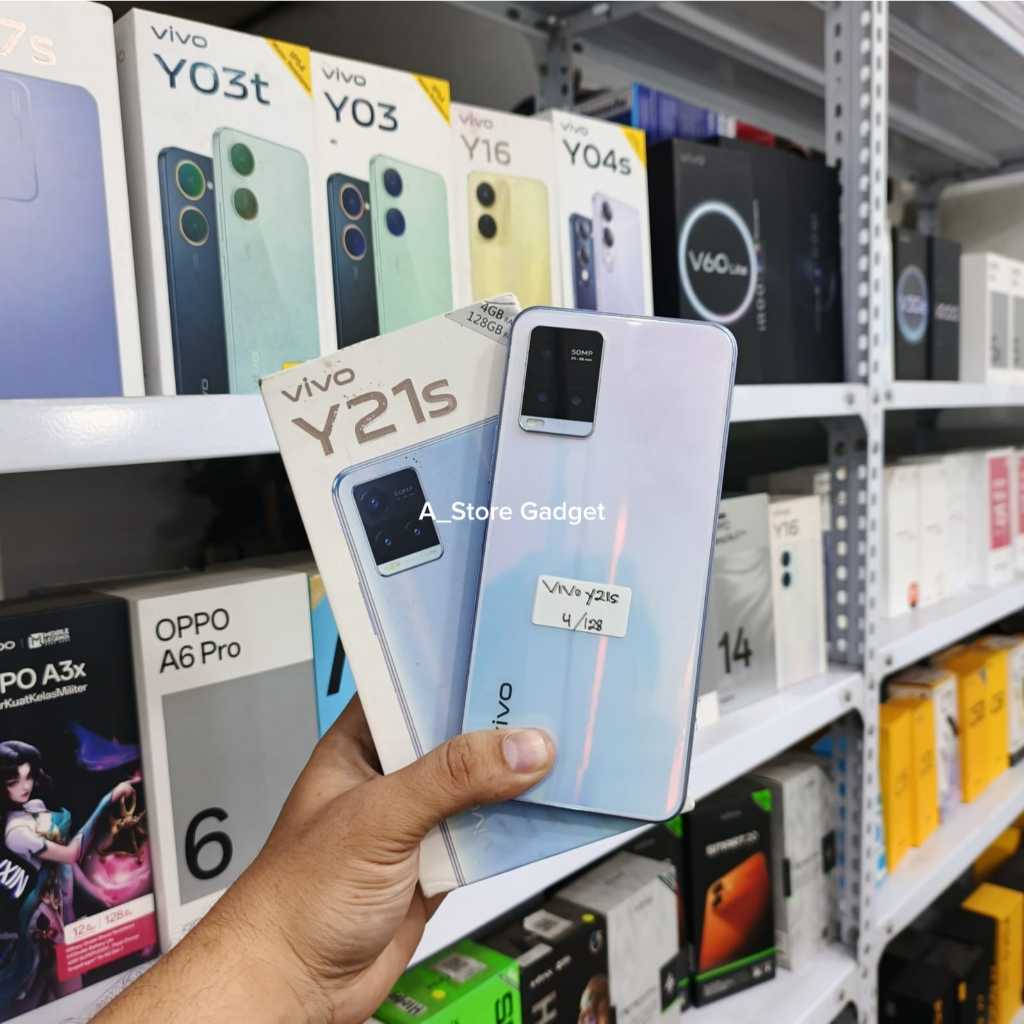 VIVO Y21s 4/128 SECOND FULLSET ORIGINAL