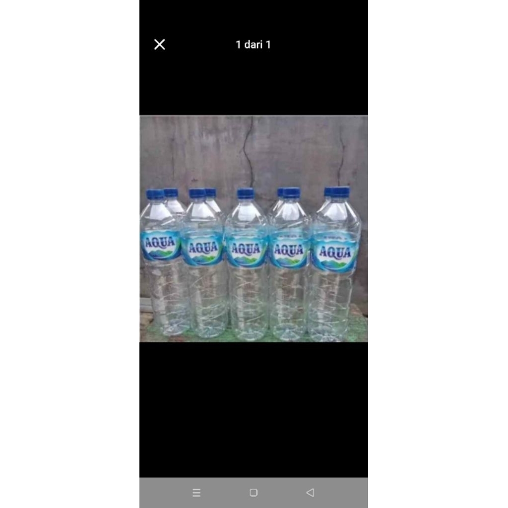 botol aqua bekas