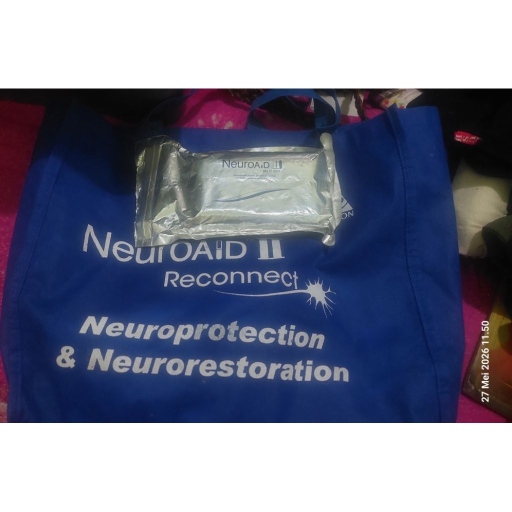 Neuroaid Original 1 strip / 12 biji. Obat Stroke Gegar Otak