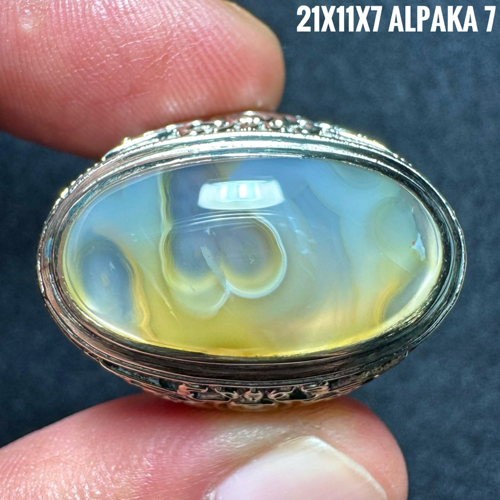 Cincin Batu Akik Natural Lafadz Allah (Asli Alam)