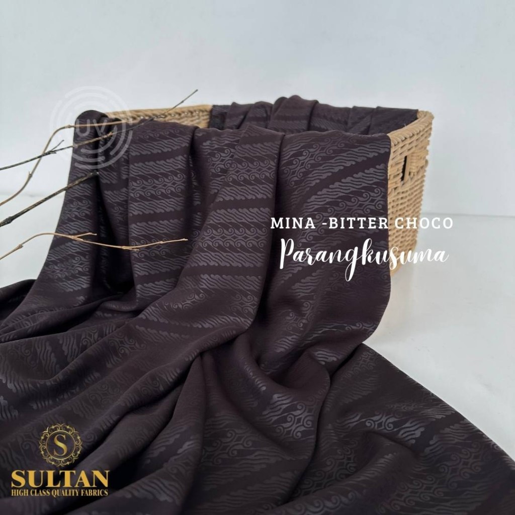 KAIN MINA ANTI UV SULTAN EMBOSS PARANGKUSUMA 50 CM
