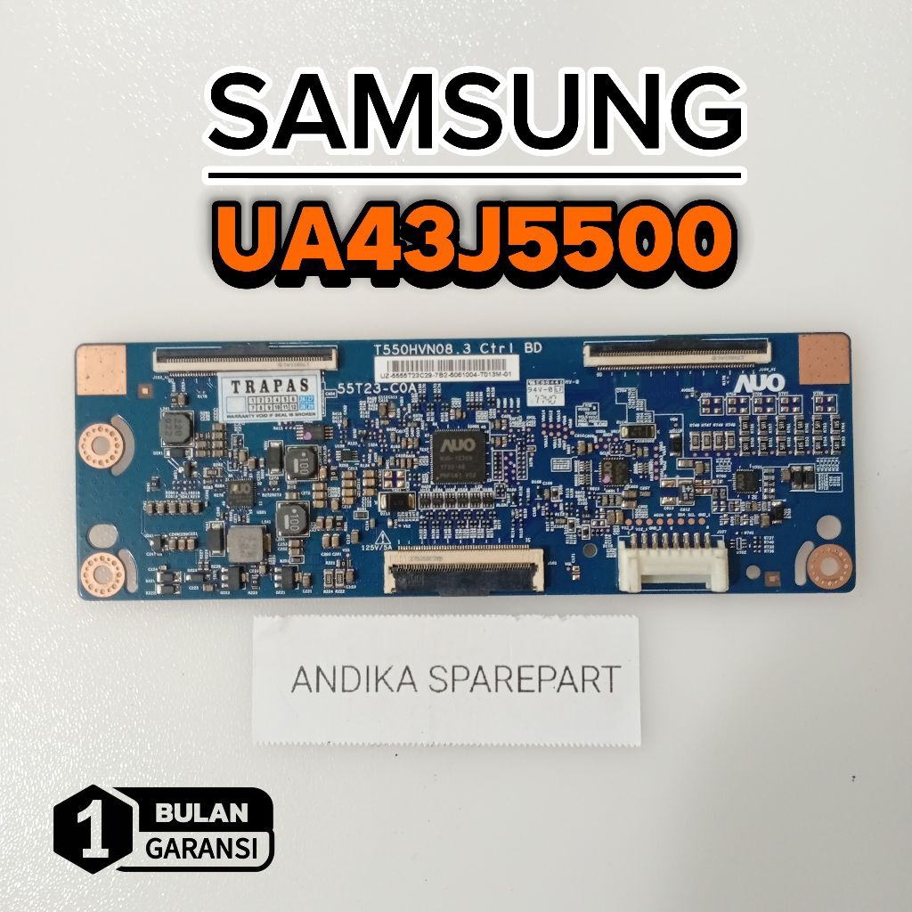 TCON TV SAMSUNG UA43J5500 - TCON - TIKON - MESIN TV SAMSUNG