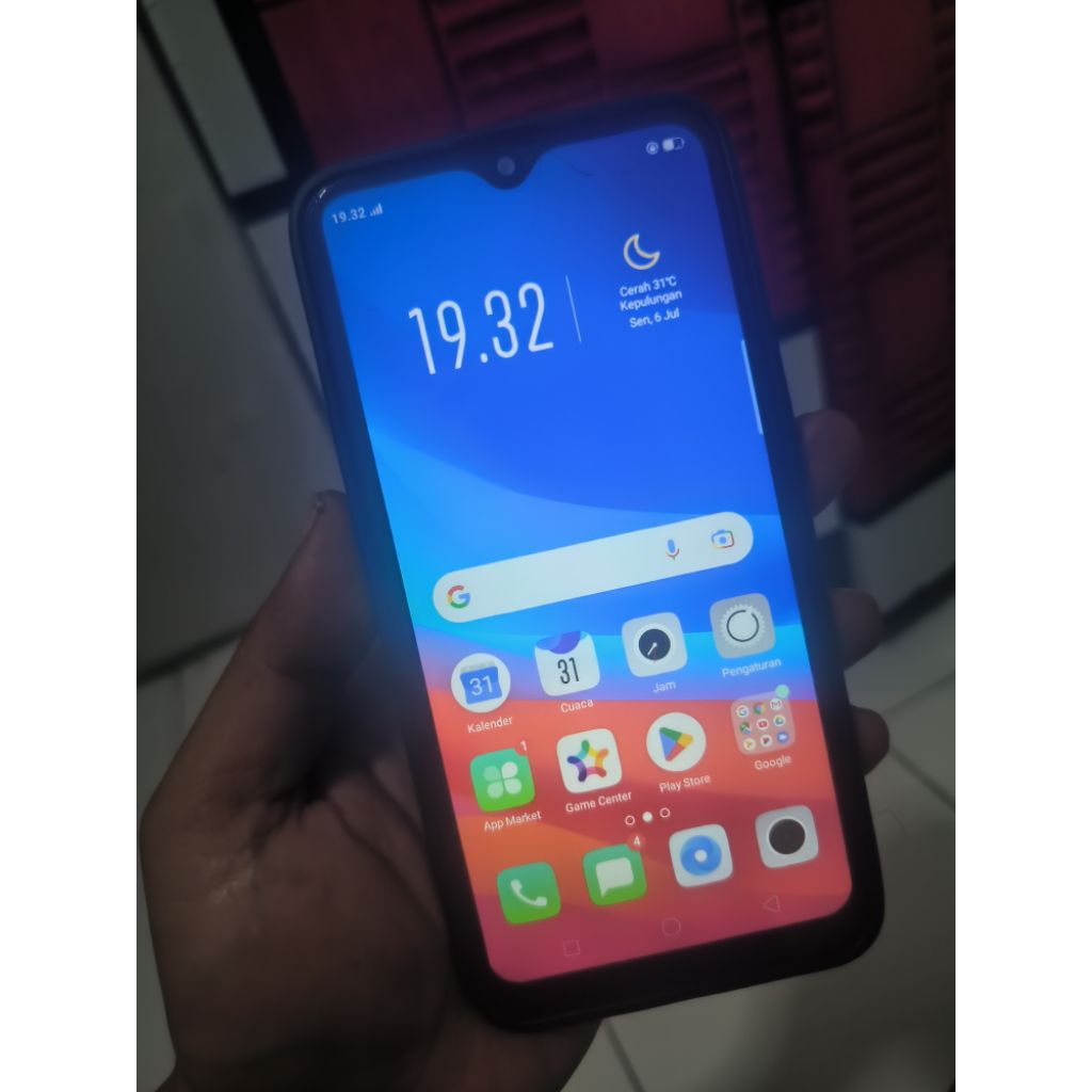 Mesin Oppo a5s masih segel keadaan bootloop kadang normal