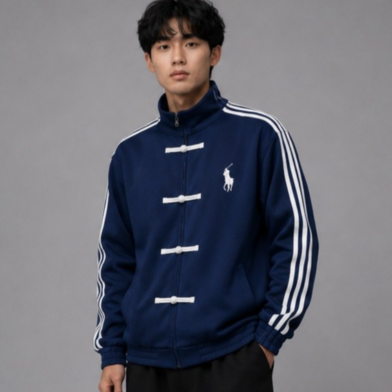 Polo Ralph Lauren Tracktop CNY pria 100% original oversized - jacket distro logo embordir premium