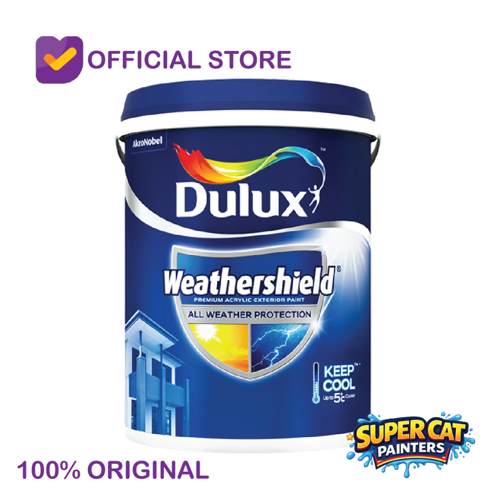 CAT TEMBOK DULUX WEATHERSHIELD CORE DS 20 LT - GALANT GREY 40545M