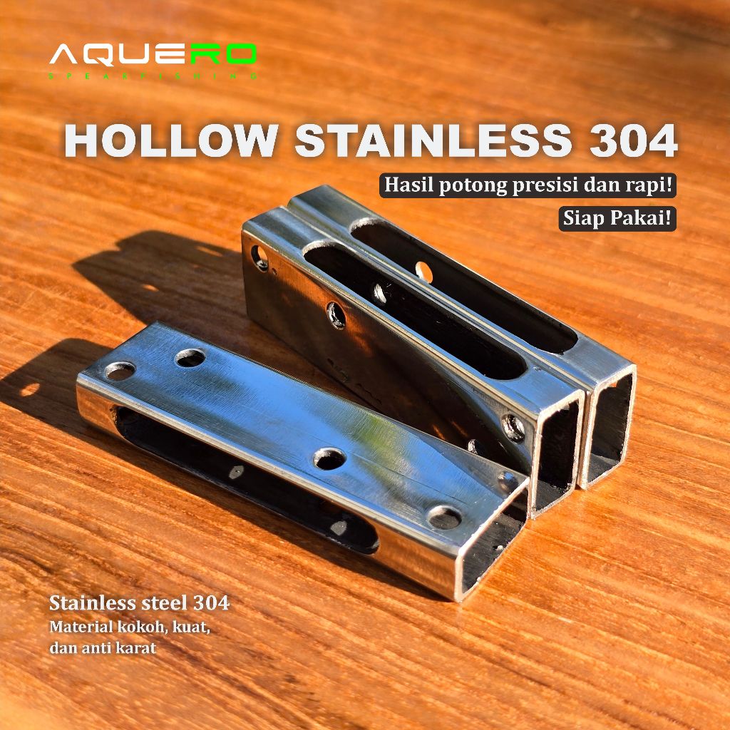 Potongan Hollow Stainless 304 Siap Pakai