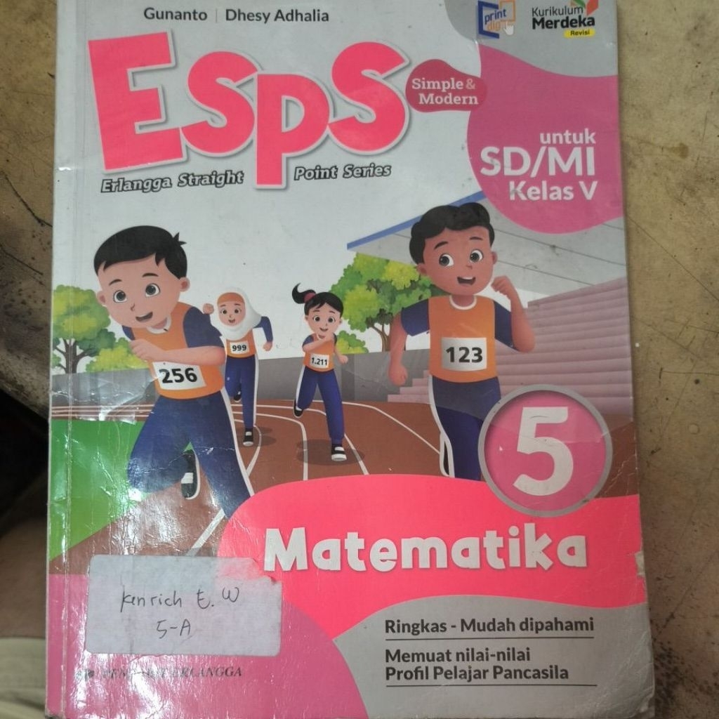 ESPS 5 Matematika,kurikulum merdeka