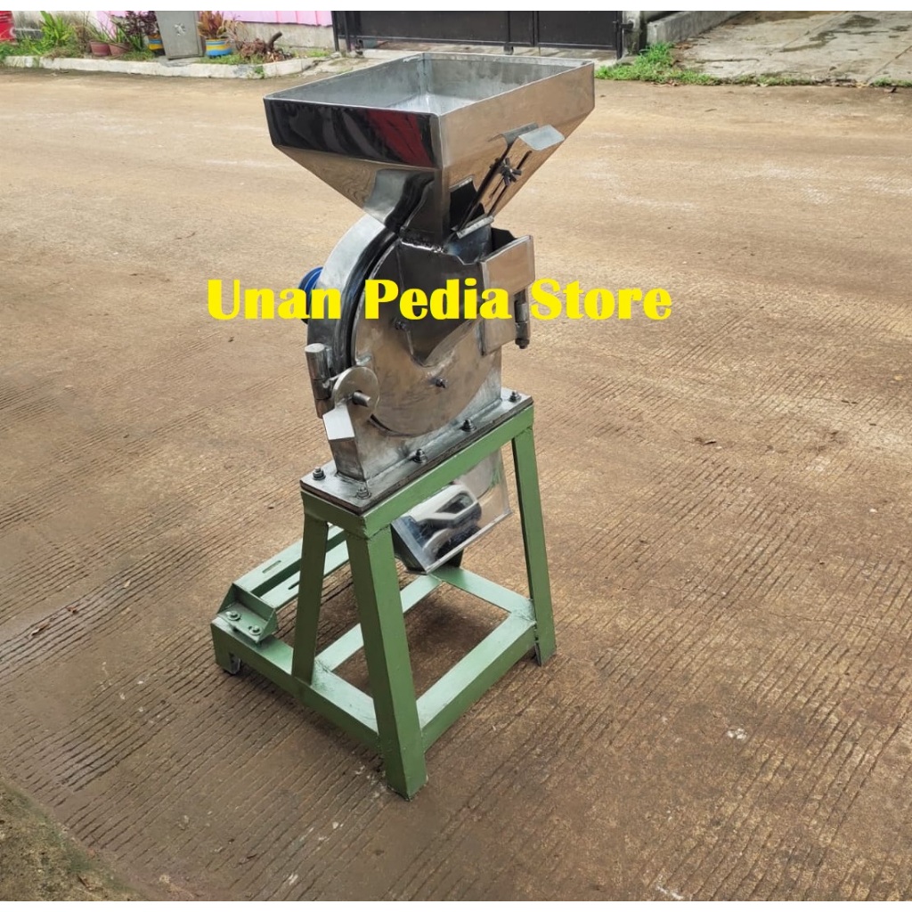 Mesin Disk Mill FFC 23 Penepung Biji-Bijian Plus Penggerak Dinamo 3 HP