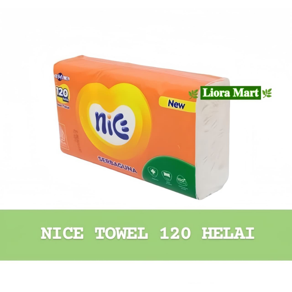 NICE TISSUE TOWEL 120 helai 1ply/tisu towel nice serbaguna 120s