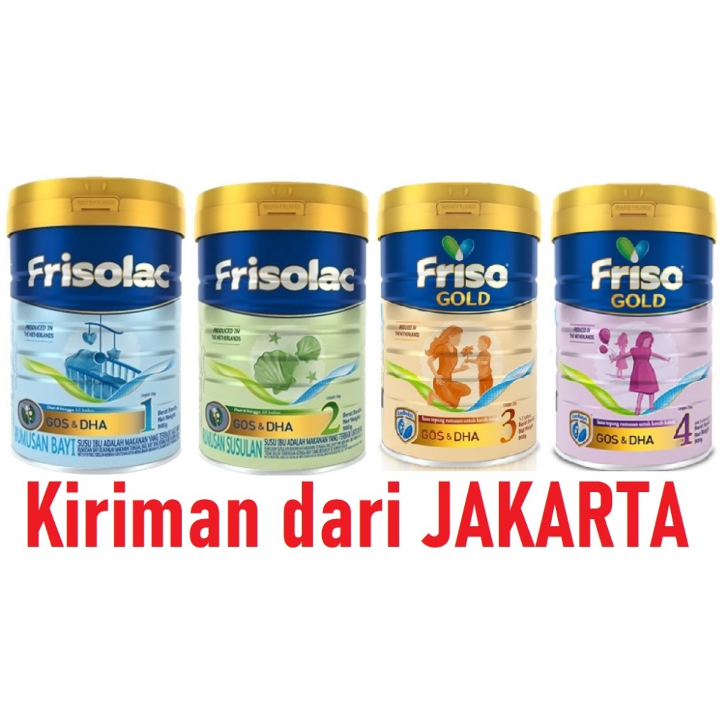 900gr Susu Formula FRISO GOLD Step 3 Step 4 Frisolac