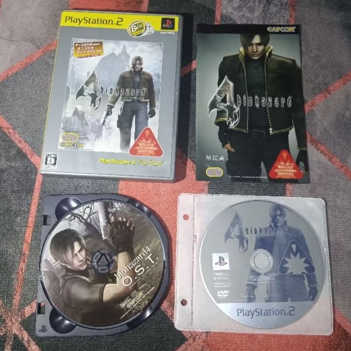 CD OST dan Kaset PS2 Ori Original Biohazard 4 Resident Evil 4 RE JP NTSC J