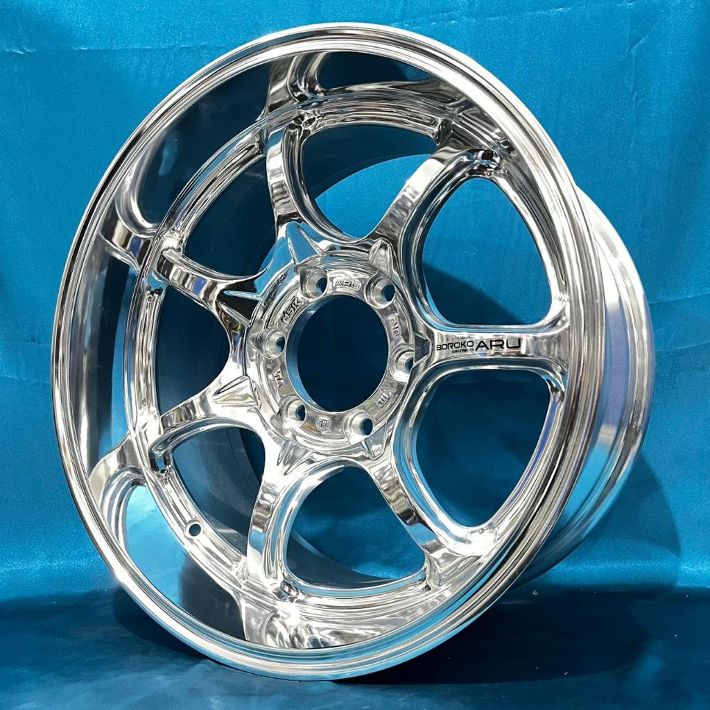 Velg Racing R18 HSR Aru R18X9 Lubang 6X139,7 ET22 Polish | Pajero, Fortuner, Hilux, Triton