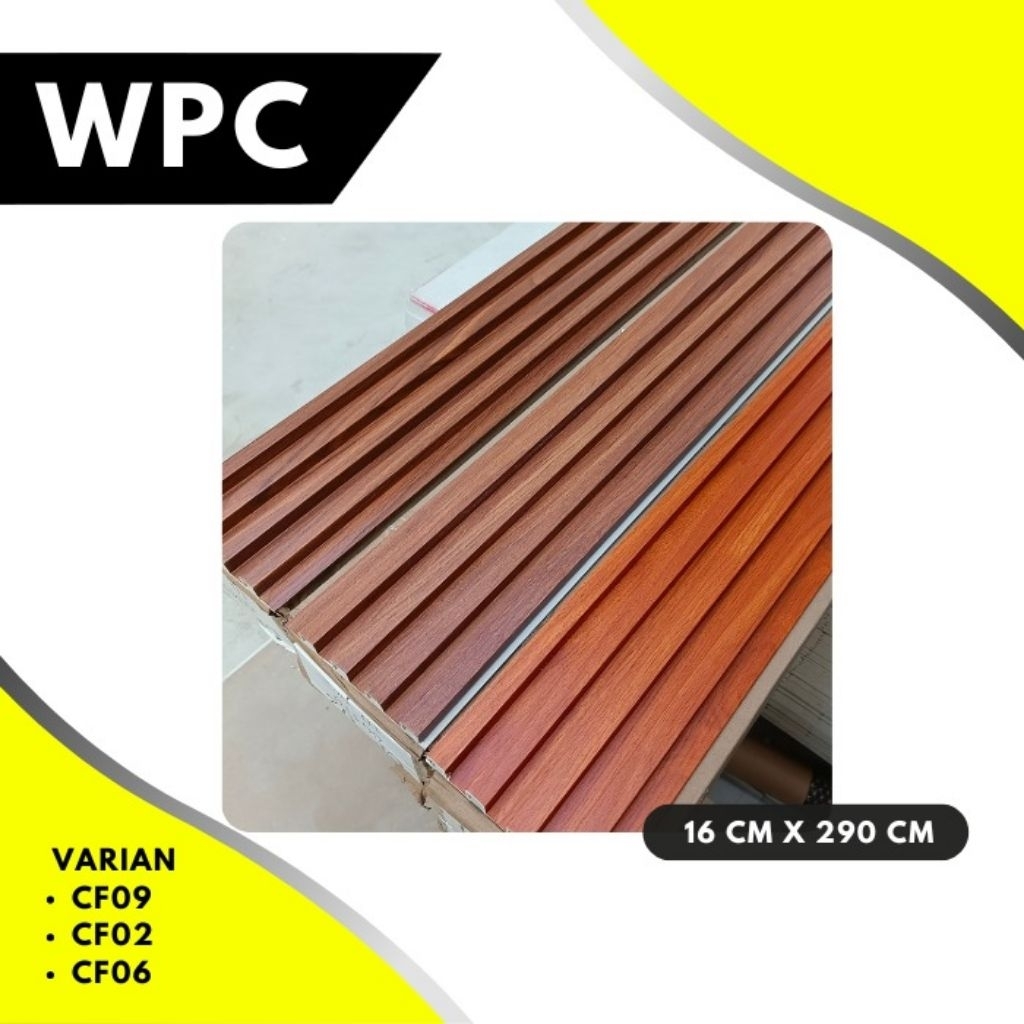 WPC Wall Panel Dinding / Wood Panel WPC / Wall Panel PVC / Kisi Kisi Kayu / Wallpanel WPC