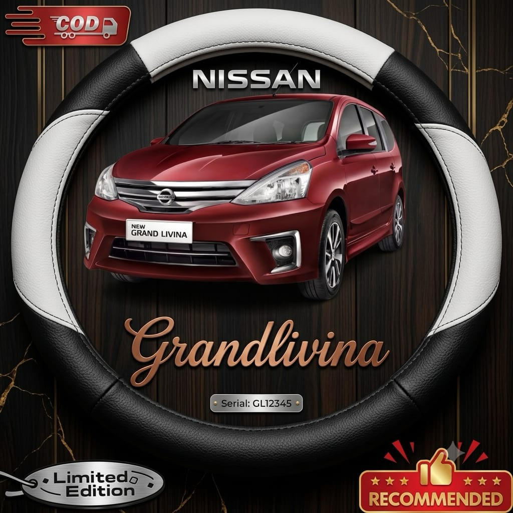 Covetstir / Sarung stir untuk mobil minibus NISSAN GRAND LIVINA bisa juga untuk agya alya brio dll B